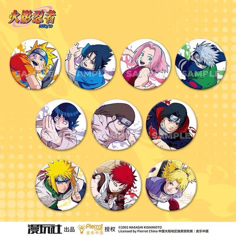 Anime Merchandise Wholesale - 오리지널 나루토 스팟 시리즈 틴 배지