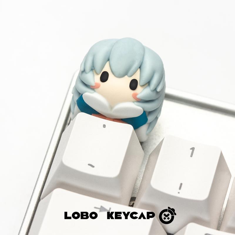 에반게리온 애니메이션 키캡, 귀여운 소녀 Q 버전, 아 - Keycap Artisan Anime 리뷰 및 가격