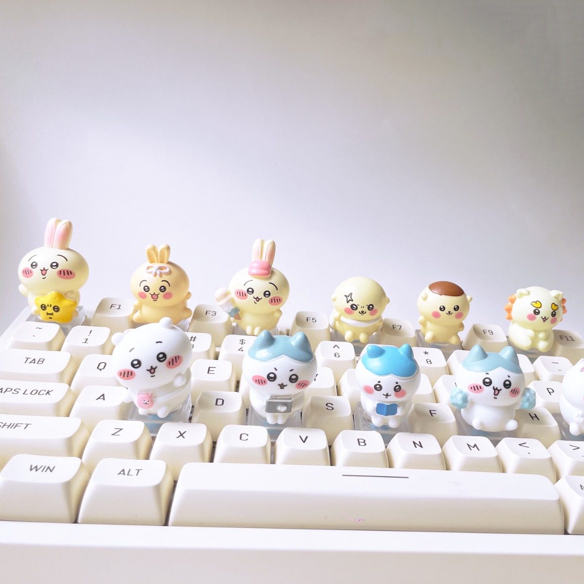 귀여운 Chiikawa Usagi Momonga 수지  - Keycap Artisan Anime 리뷰 및 가격