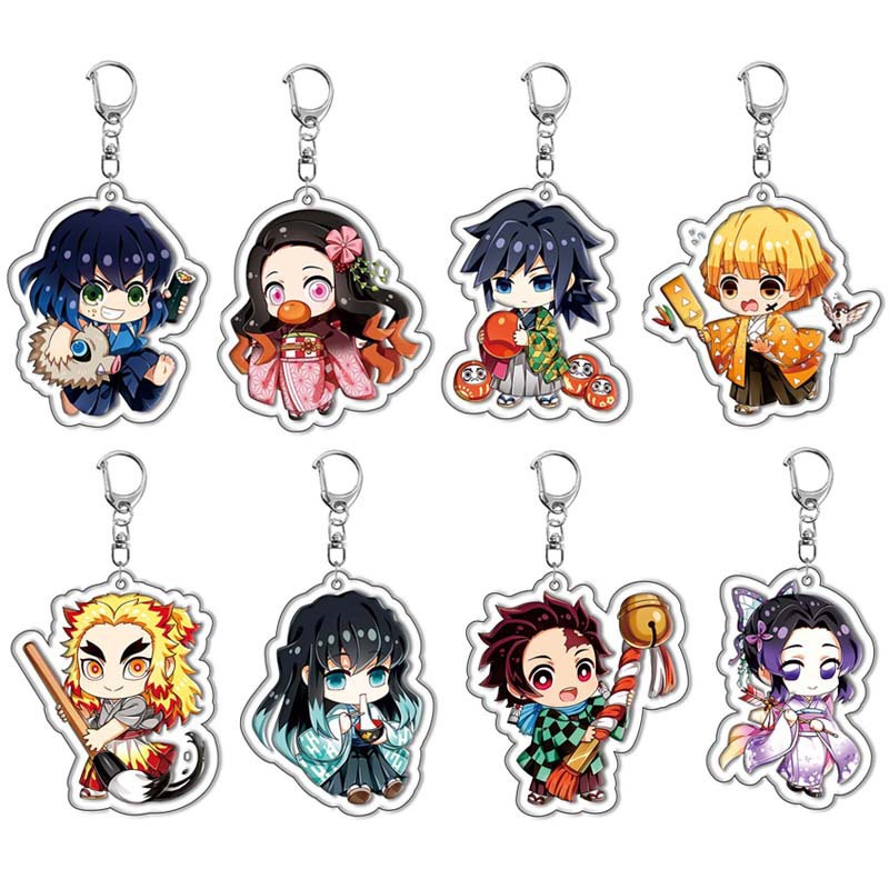 귀멸의 칼날 카마도 탄지로 네즈코 아크릴 키체인 애니메 - Anime Merchandise Keychains 리뷰 및 가격